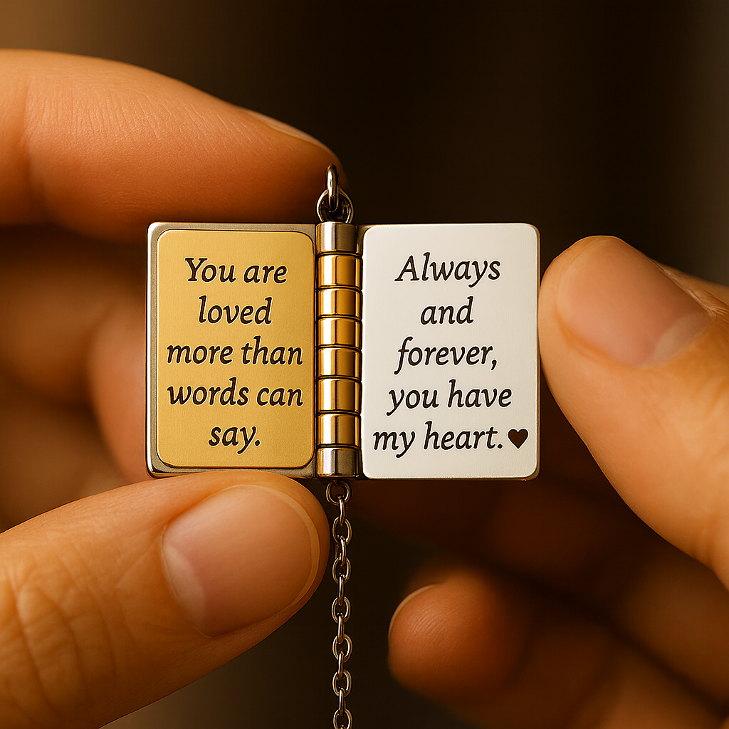 Men's Stainless Steel Pendant Necklace | Inspirational Gift for Grandson 4