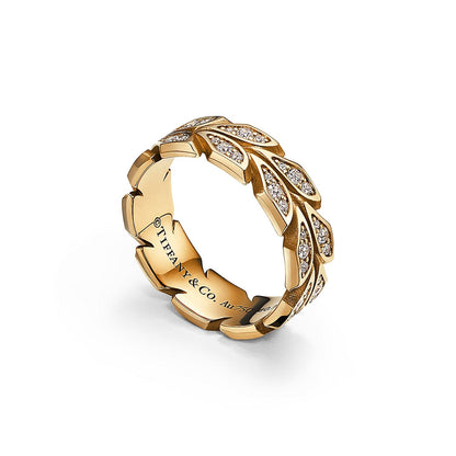 18K Yellow Gold Vine Ring 3