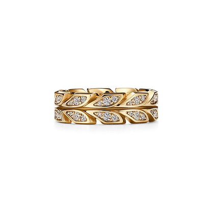 18K Yellow Gold Vine Ring 1