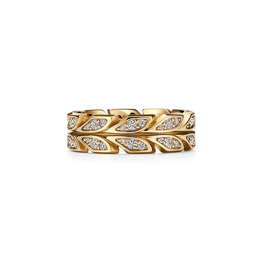 18K Yellow Gold Vine Ring 1