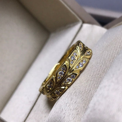 18K Yellow Gold Vine Ring 2