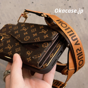 モノグラムiPhoneケース カードホルダー＆ストラップ付き - FQB241719