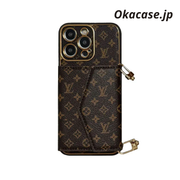 モノグラムiPhoneケース カードホルダー＆ストラップ付き - FQB241719