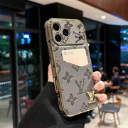 高級レザーiPhoneケースのアルファベット iPhone 17シリーズケース-