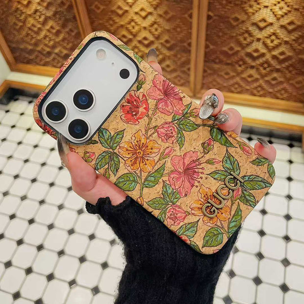 グッチデザインのiPhone 13-17シリーズ用プレミアムiPhoneケース