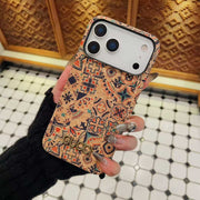 グッチデザインのiPhone 13-17シリーズ用プレミアムiPhoneケース