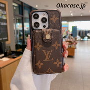 モノグラムiPhoneケース カードホルダー＆ストラップ付き - FQB241719