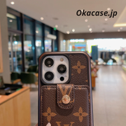 モノグラムiPhoneケース カードホルダー＆ストラップ付き - FQB241719