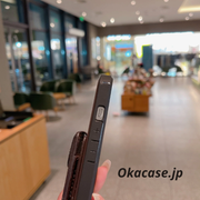 モノグラムiPhoneケース カードホルダー＆ストラップ付き - FQB241719