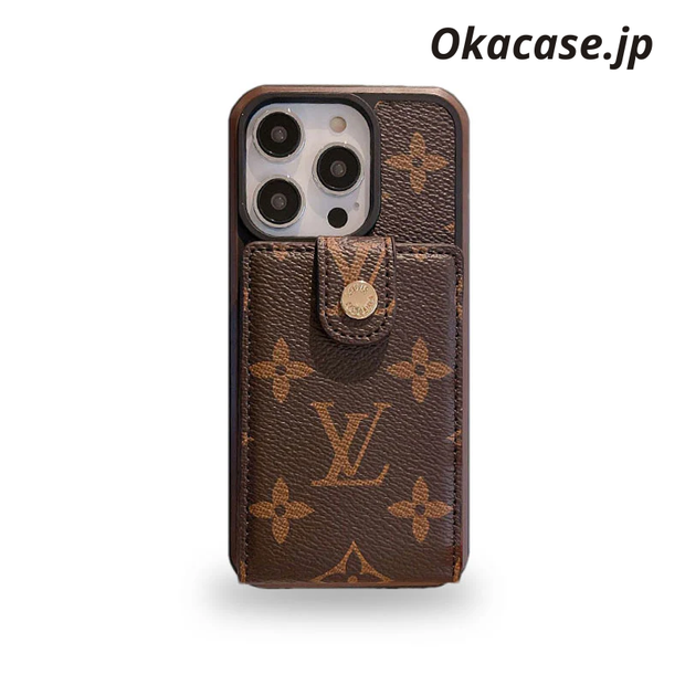 モノグラムiPhoneケース カードホルダー＆ストラップ付き - FQB241719