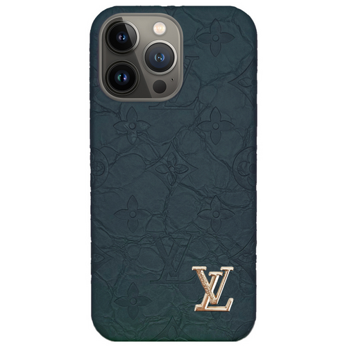 'LV' HAMMERED EFFECT IPHONE CASES | SHINE 0
