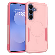 国境を越えた互換性のあるSamsung S25FEスターターケース2-in-1マグネット式保護ケースTPU+PCフルカバー耐衝撃フロストシェル