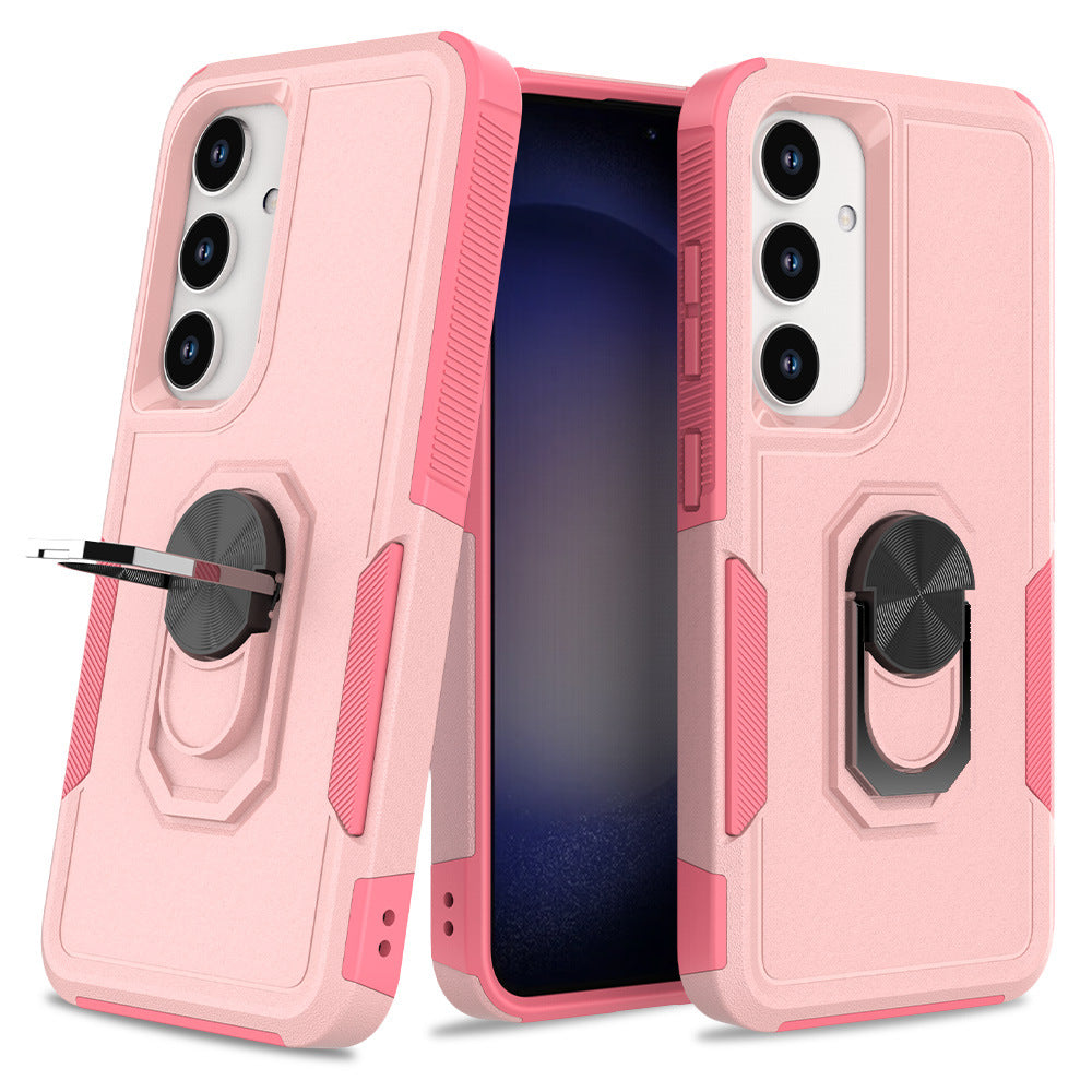 Samsung S25 Edgeリング回転式携帯電話ケースQihang 2イン1携帯電話ケース PC+TPU 新モデルに適合