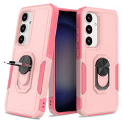 Samsung S25 Edgeリング回転式携帯電話ケースQihang 2イン1携帯電話ケース PC+TPU 新モデルに適合