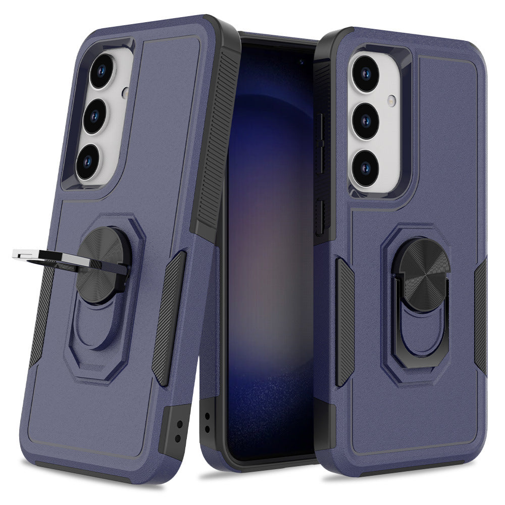 Samsung S25 Edgeリング回転式携帯電話ケースQihang 2イン1携帯電話ケース PC+TPU 新モデルに適合