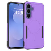 国境を越えた互換性のあるSamsung S25FEスターターケース2-in-1マグネット式保護ケースTPU+PCフルカバー耐衝撃フロストシェル