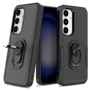 Samsung S25 Edgeリング回転式携帯電話ケースQihang 2イン1携帯電話ケース PC+TPU 新モデルに適合