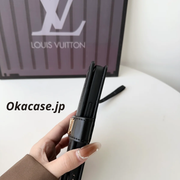 クラシックレザー フォールド モノグラム iPhoneケース（カード・紙幣ホルダー付き）-OKMTY001