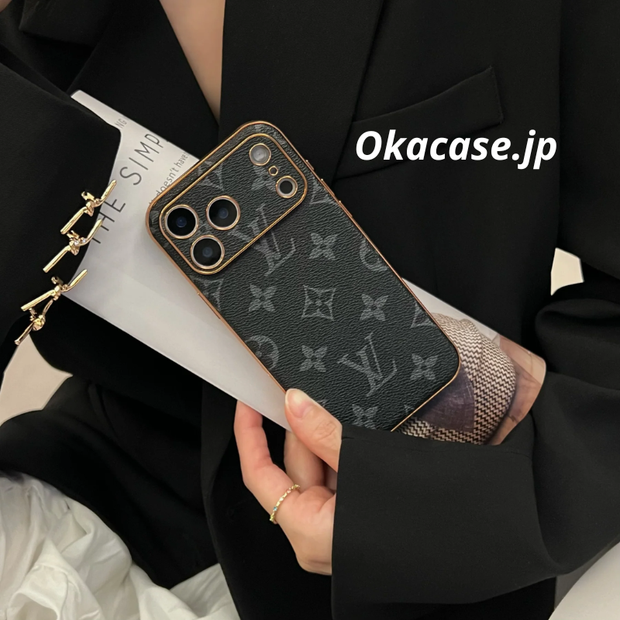 革の大文字iPhoneケース iPhone 17シリーズケース- DDK2510