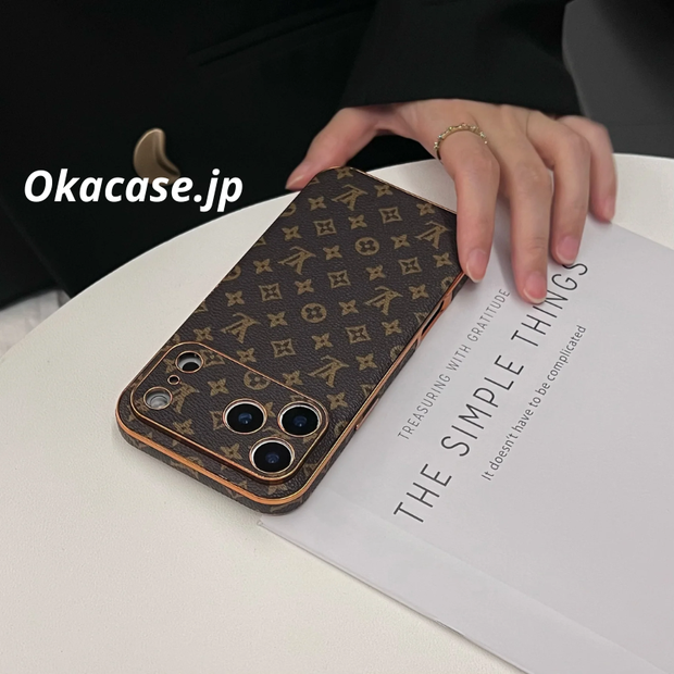 革の大文字iPhoneケース iPhone 17シリーズケース- DDK2510