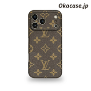 高級レザーiPhoneケースのアルファベット iPhone 17シリーズケース-CRK2511