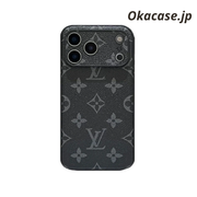 高級レザーiPhoneケースのアルファベット iPhone 17シリーズケース-CRK2511