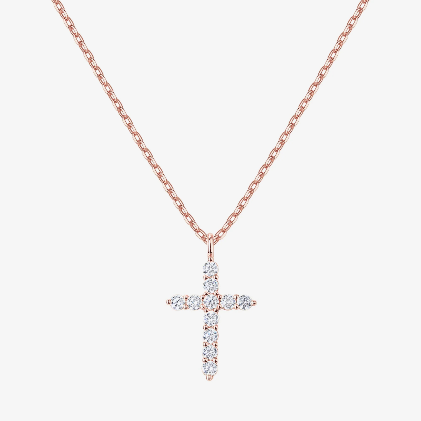 Women's Gold Plated Necklace | Elegant Cross Design with Cubic Zirconia Pendant 4