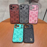 高級レザーiPhoneケースのアルファベット iPhone 17シリーズケース-